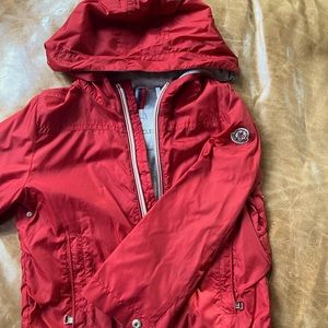 Moncler light rain jacket  size 4